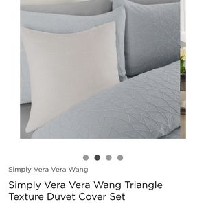 Simply Vera spa blue king duvet cover+pillow case